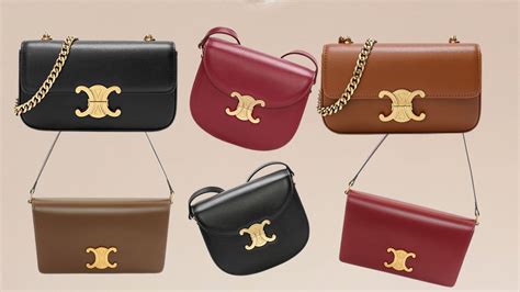 celine clea triomphe slide dupe|celine triomphe handbags.